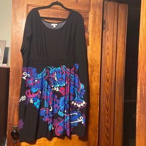 3X short sleeve dress
